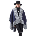 Atacado 2020 mais recente design de moda feminina europeu feminino cobertor poncho Cashmere tamanho longo xale de inverno